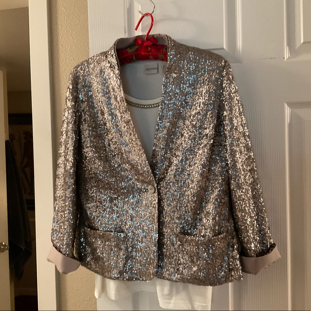 Chicos Sequin Jacket